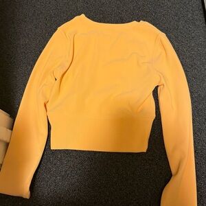 Bright Orange Women's Crop Top